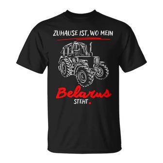 Belarus-Mts-Zuhause Ist Wo Mein Belarus Steht T-Shirt - Geschenkecke