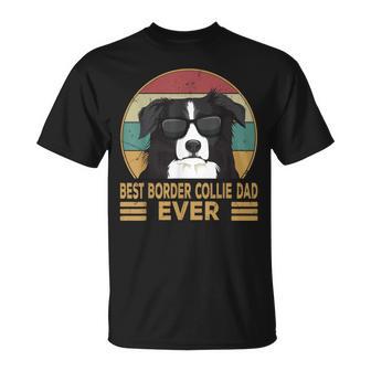 Best Border Collie Dad Ever Dogs Dad Lord Idea T-Shirt - Geschenkecke