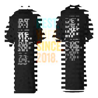 Best Wife Since 2018 6 Aniversario De Boda 6 Años Camiseta unisex - Regaloses