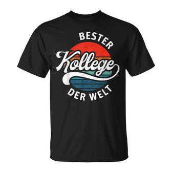 Bester Kollege Der Welt For Leaving Or Anniversary T-Shirt - Geschenkecke