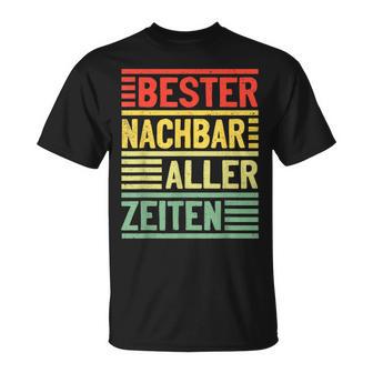 Bester Nachbar Alles Zeiten Nachbarn T-Shirt - Geschenkecke