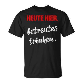 Betreutes Trinken Beer Saufen Outfit Partner Look T-Shirt - Geschenkecke