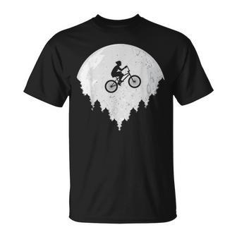 Bicycle Bmx Driver Full Moon T-Shirt - Geschenkecke