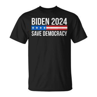 Biden 2024 Save Democracy T-Shirt - Monsterry DE