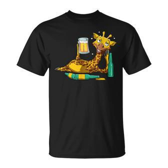 Bière Amusante En Forme De Girafe T-Shirt - Cadeauxyz
