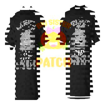 Big Sister Of The Patch Pumpkin Halloween Family Matching T-Shirt - Thegiftio UK