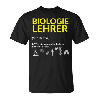 Biologiehrer Biology Teacher Saying School T-Shirt - Geschenkecke