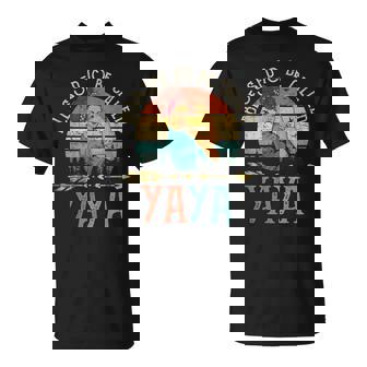 Blessed To Be Called Yaya Vintage Decor Grandma T-Shirt - Monsterry