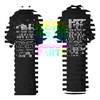 Here For The Block Party Builder Building Brick T-Shirt - Thegiftio
