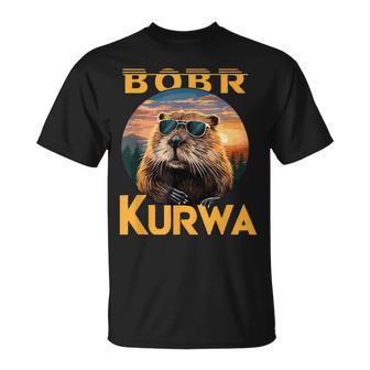 Bobr Kurwa Flannelette Meme Bóbr Bober Kurwa Cool T-Shirt - Geschenkecke