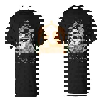 Boho Nativity Scene Let There Be Peace On Earth Christmas T-Shirt - Monsterry