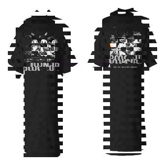 Boo Ghost Books Book Club Halloween School Teacher T-Shirt - Thegiftio UK