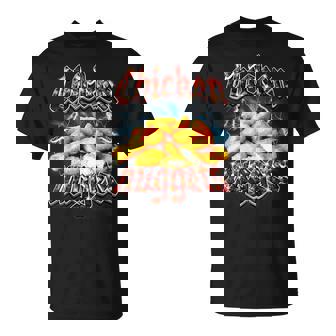 Bootleg Rap Chicken Nuggets Vintage 90S Heavy Metal T-Shirt - Thegiftio