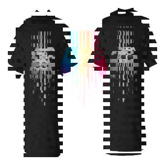 Boys Girls Cool Gamer Game Controller Video Game T-Shirt - Monsterry