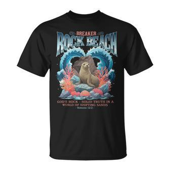 Breaker Rock Beach Vbs 2024 God's Rock Solid Truth Christian T-Shirt - Monsterry CA