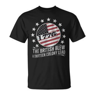 The British Blew A 13 Colony Lead 4Th Of July T-Shirt - Monsterry