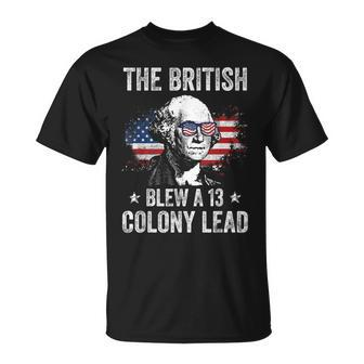The British Blew A 13 Colony Lead George Washington T-Shirt - Monsterry UK