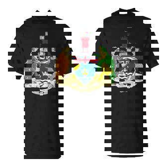 British Indian Ocean Territory Coat Of Arms Flag T-Shirt - Monsterry