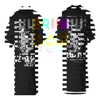 Bruh We Back Lunch Lady Crew Back To School Cafeteria Squad T-Shirt - Monsterry