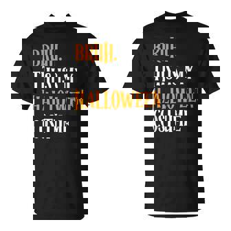 Bruh This is My Halloween Costume Family Halloween T-shirt - Monsterry