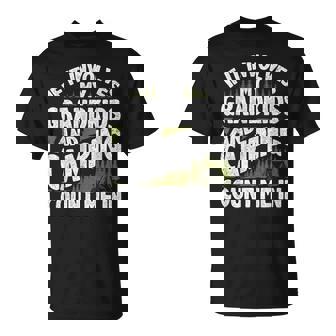 Camping Grandpa Camper Rv Camping Vacation Grandma T-Shirt - Monsterry