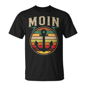 Captain Hat Moin Jumper Hamburg Souvenir Moin T-Shirt - Geschenkecke