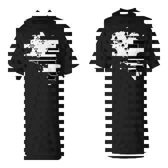 Carte Drapeau Hermine Bretagne Pour Breton Et Bretonne T-Shirt - Cadeauxyz