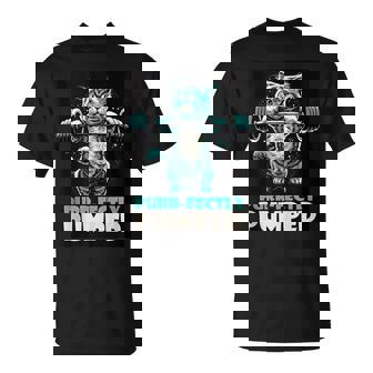 Cat In A Gym Bodybuilder Cat Lifting Weights Tank Top T-Shirt - Monsterry