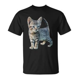 Cat Kitten Cute Fur Nose Kitty House Tiger T-Shirt - Geschenkecke