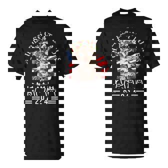Cat Lady Fun Childless Cat Ladies 2024 T-Shirt | Mazezy
