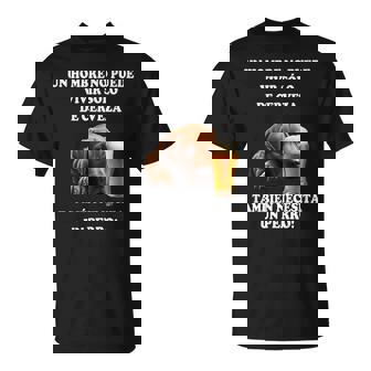 Cerveza Y Amistad Canina Todo Lo Que Un Hombre Necesita Camiseta unisex - Regaloses