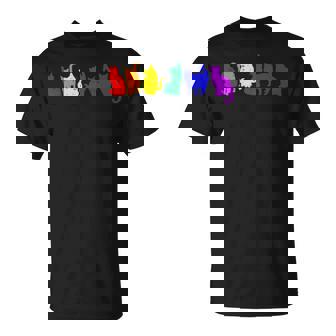 Chat Amour Lgbt Humour Gaypride Lesbienne Transexuel Cadeau T-Shirt - Cadeauxyz