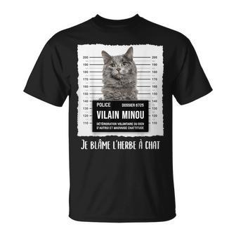 Chat Des Chartreux Cadeau Drôle Humoristique Pour T-Shirt - Cadeauxyz