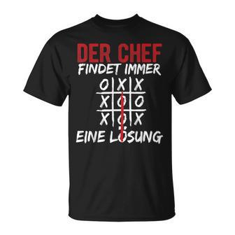 Chef Finding Immer Eine Lösung Chef T-Shirt - Geschenkecke