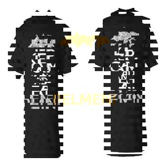 Chemise Traditionnelle Russe Avec Inscription Keep Calm And Eat Pelmeni T-Shirt - Cadeauxyz