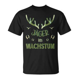 Children's Jäger Im Wachstum Papas Jagdkamerad Jägersohn T-Shirt - Geschenkecke