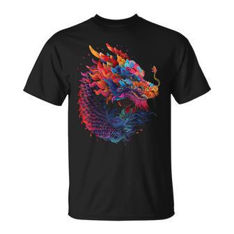 Chinesischer Drachen Neues Monjahr 2024 Traditionelles T-Shirt - Geschenkecke