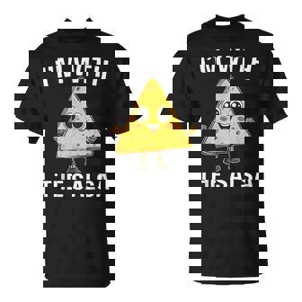 Chips I'm With Salsa Halloween Costumes Cinco De Mayo Couple T-Shirt - Thegiftio UK