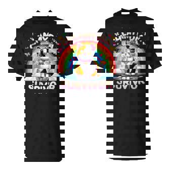 Chlamydia Survivor Sarcastic Ironic Y2k Inappropriate T-Shirt - Monsterry