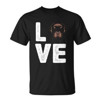 Chocolate Lab I Love My Chocolate Lab T-Shirt - Thegiftio