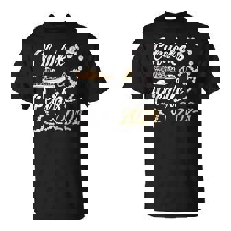 Chucks & Pearls Harris 2024 Leopard Shoes Kamala Harris T-Shirt | Mazezy