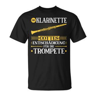 Clarinet Entschädigung Blasmusik Festival Clarinettist T-Shirt - Geschenkecke