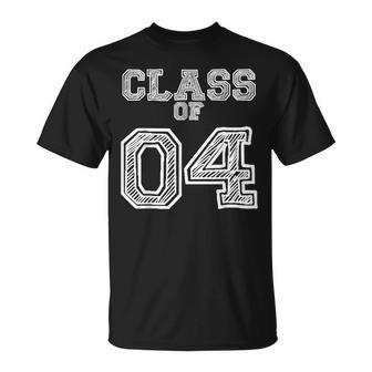Class Of 2004 For High School College Class Reunion T-Shirt - Monsterry UK
