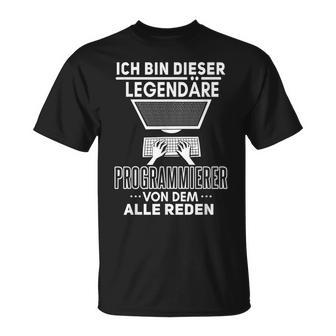 Coder Legendary Programmer T-Shirt - Geschenkecke