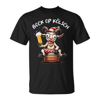 Cologne Bock Op Kölsch Carnival Alaaf Kölle Beer Cologne T-Shirt - Geschenkecke