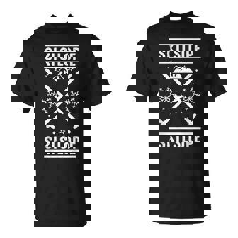 Cool Skier Tees SKI SLOPE Graphic T-Shirt - Monsterry