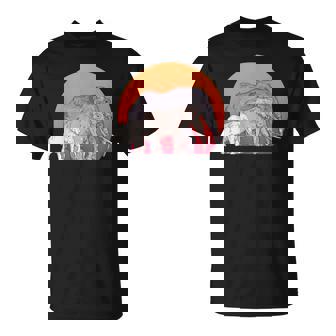 Coucher Du Soleil Cadeau Savane Safari Famille Des Éléphants T-Shirt - Cadeauxyz