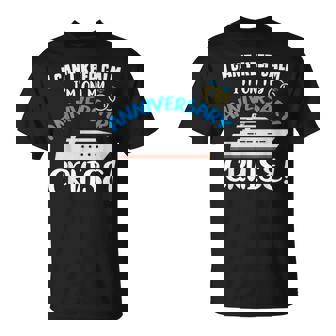 Couples Cruise Trip 2025 Wedding Anniversary Husband Wife T-Shirt - Monsterry