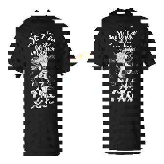 Cow Lover Just A Girl Who Loves Cows T-Shirt | Mazezy