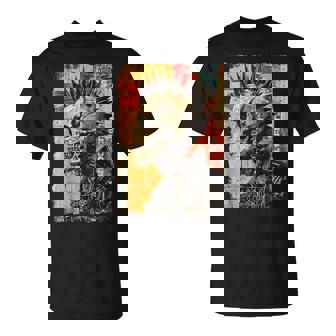 Crâne De Motard Graffitiintage Horreur Crâne T-Shirt - Cadeauxyz